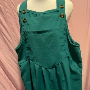 Kelly Green Overalls SHEIN Sz XXL